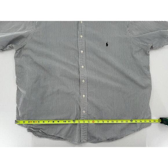 Ralph Lauren Mens Size 3XB Shirt Classic Fit Striped Short Sleeve Preppy… - Picture 7 of 13